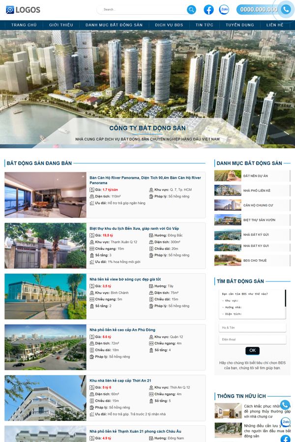 Website Dịch Vụ Mua Bán, Rao Vặt Bất Động Sản Mẫu 24 Website Dịch Vụ Mua Bán, Rao Vặt Bất Động Sản Mẫu 24