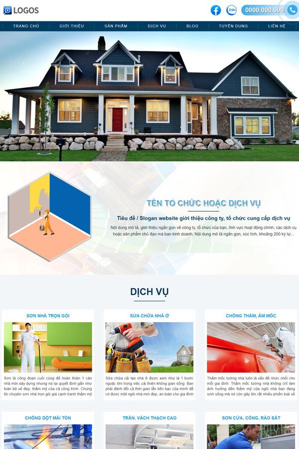 Website Giới Thiệu Dịch Vụ Cá Nhân Mẫu 03 Website Giới Thiệu Dịch Vụ Cá Nhân Mẫu 03