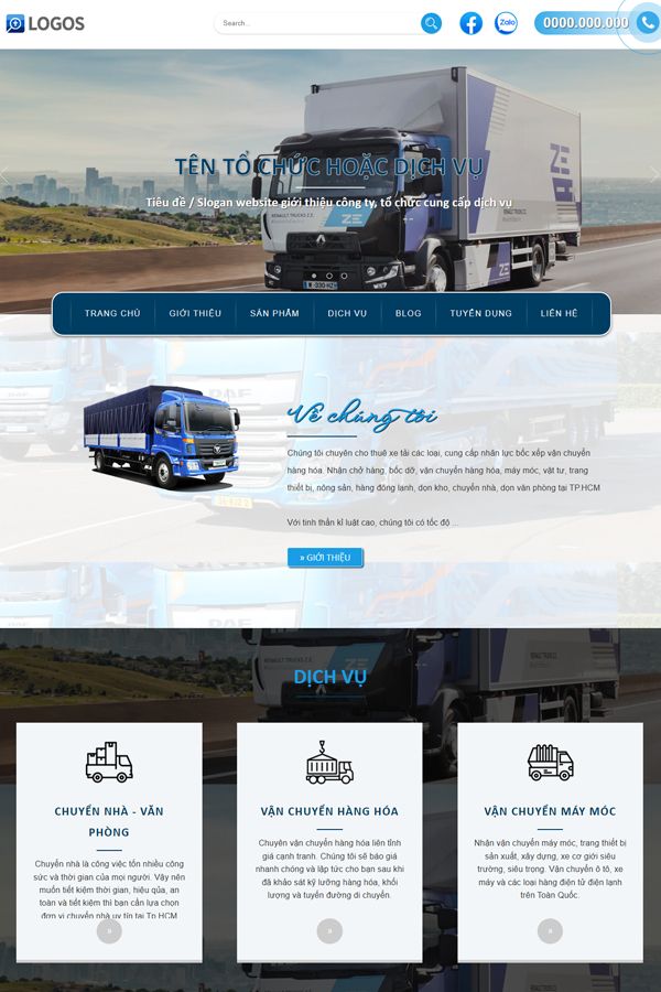 Website Giới Thiệu Dịch Vụ Doanh Nghiệp Mẫu 06 Website Giới Thiệu Dịch Vụ Doanh Nghiệp Mẫu 06