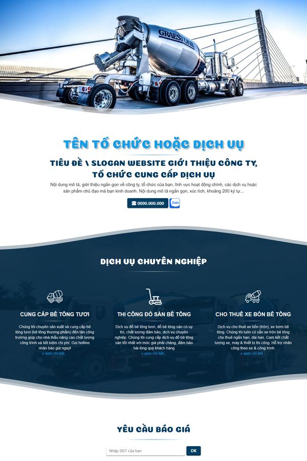 Website Landing Page Giới Thiệu Dịch Vụ Cá Nhân Mẫu 29 Website Landing Page Giới Thiệu Dịch Vụ Cá Nhân Mẫu 29