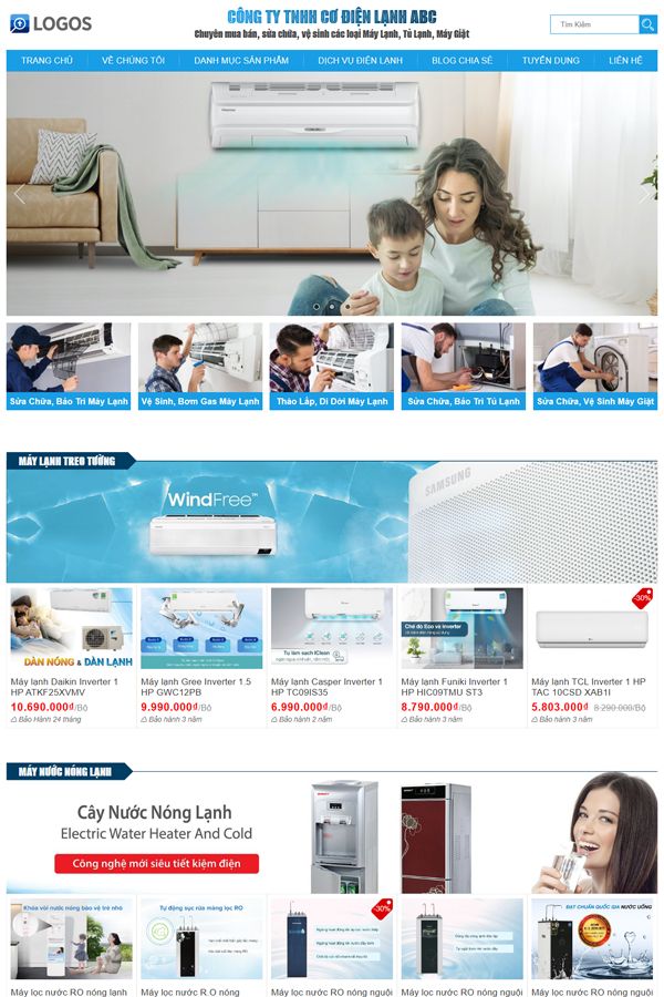 Website Thương Mại Dịch Vụ Tổng Hợp Mẫu 16 Website Thương Mại Dịch Vụ Tổng Hợp Mẫu 16